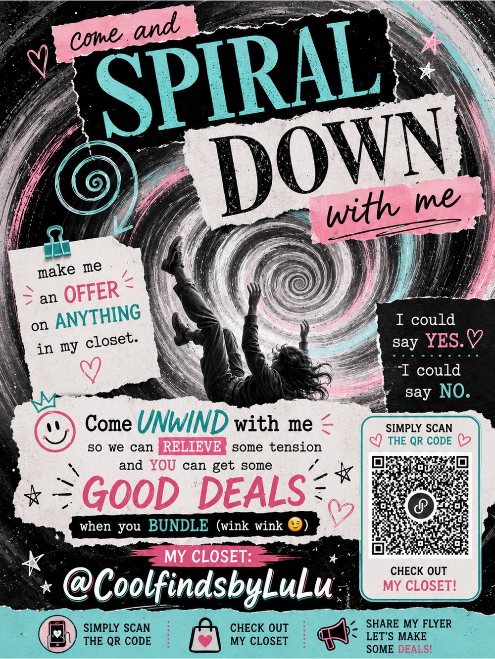 🌀 SPIRAL DOWN WITH ME! 🌀 MAKE ME SOME OFFERS!!!